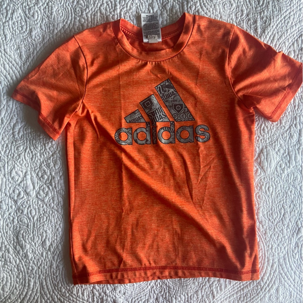 Orange Adidas Shirt